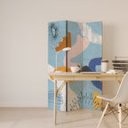 DREAMY SWIRLS Biombo de 3 Painéis