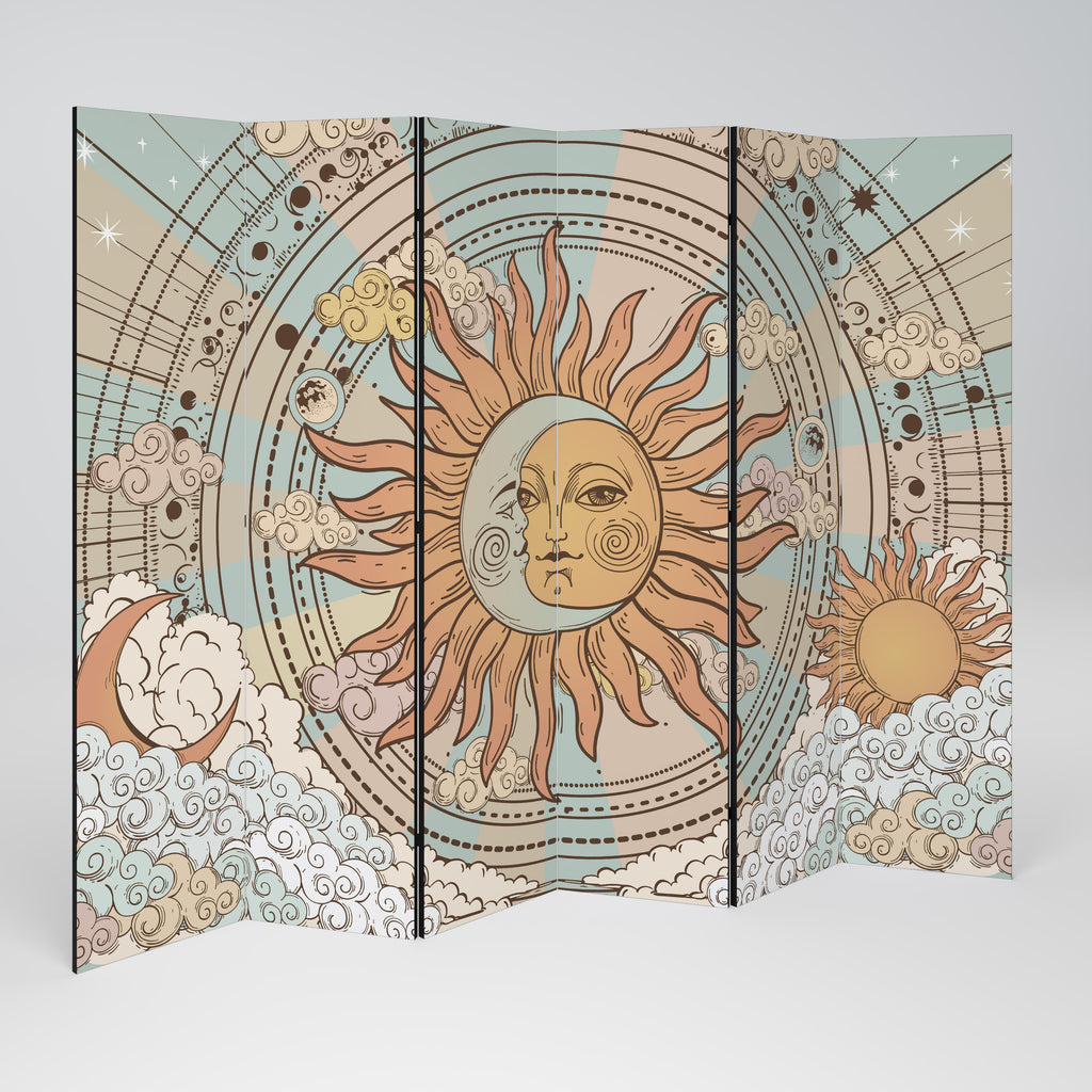 MYSTICAL STRUCTURE 6-Panel Room Divider
