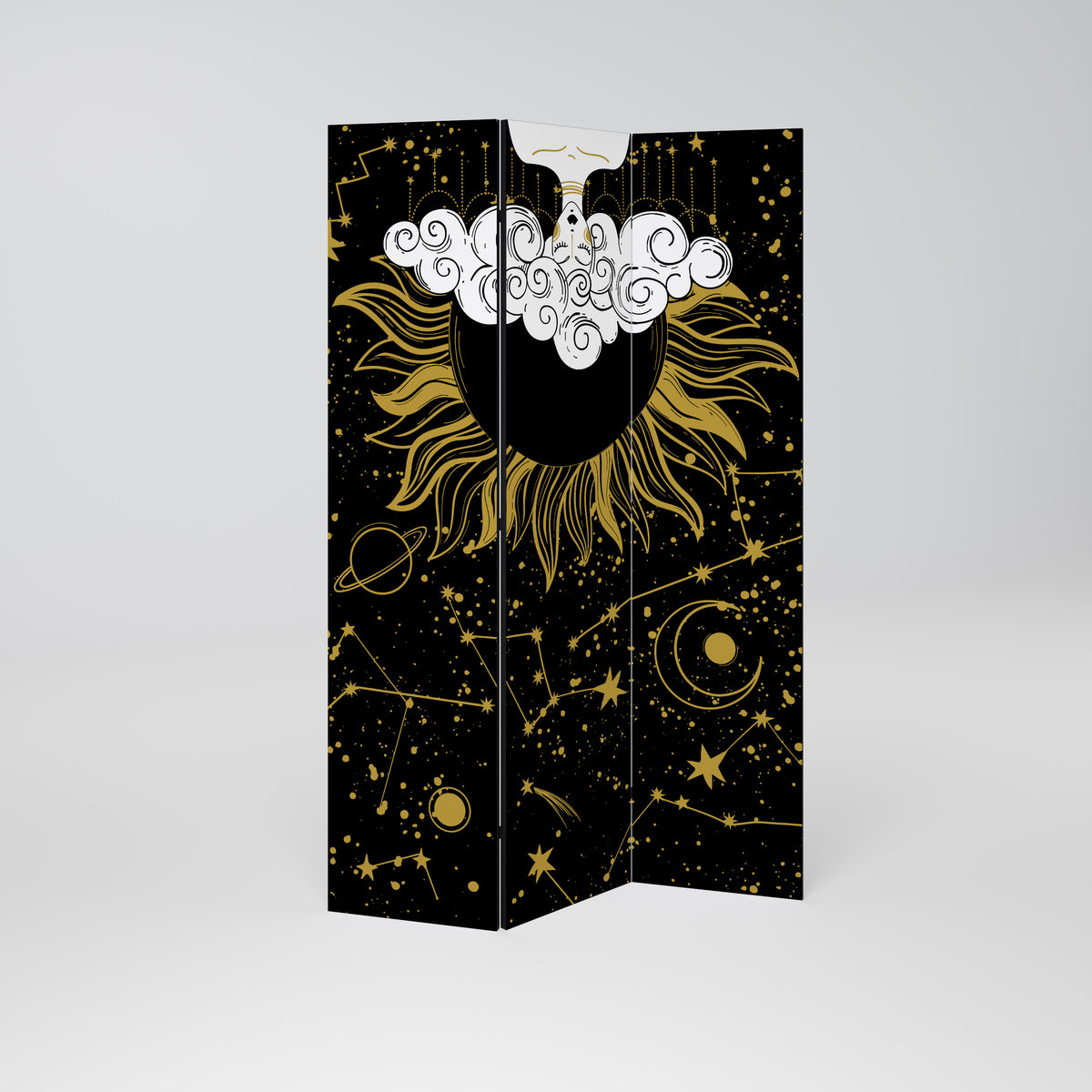STELLAR CONSTELLATIONS Biombo de 3 Painéis