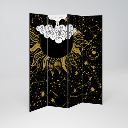 STELLAR CONSTELLATIONS 4-Panel Room Divider