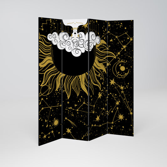 STELLAR CONSTELLATIONS 4-Panel Room Divider