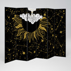 STELLAR CONSTELLATIONS Biombo Decorativo de 6 Painéis