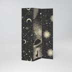 BRILLIANT UNIVERSE Decorative 3-Panel Room Divider