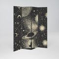 BRILLIANT UNIVERSE Decorative 4-Panel Room Divider