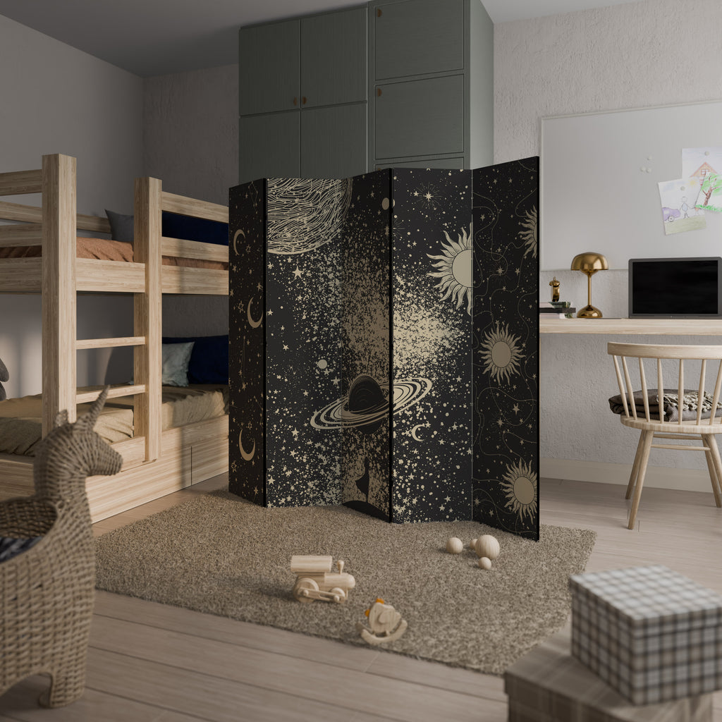 BRILLIANT UNIVERSE 5-Panel Room Divider