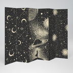 BRILLIANT UNIVERSE 6-Panel Room Divider