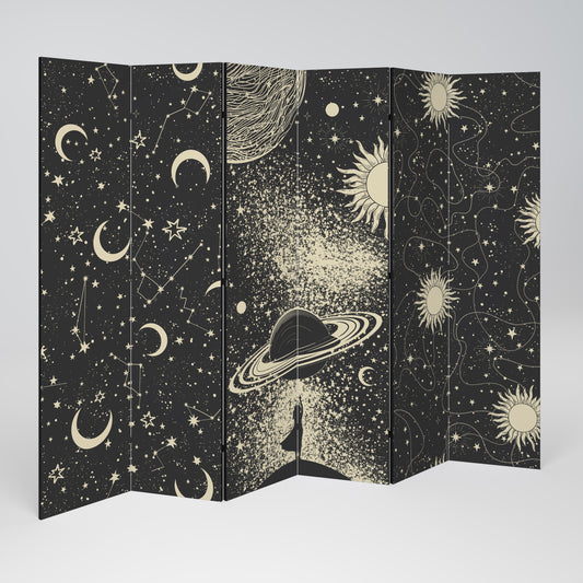 BRILLIANT UNIVERSE 6-Panel Room Divider