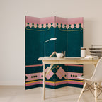 ROYAL COMPOSITION Biombo Decorativo de 4 Painéis