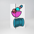 GEOMETRIC RHAPSODY Biombo Decorativo de 3 Painéis