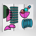 GEOMETRIC RHAPSODY Biombo de 6 Painéis