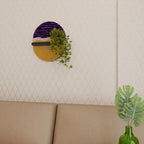 INDEPENDENT BORDER Prateleira Oval Decorativa em Acabamento Preto