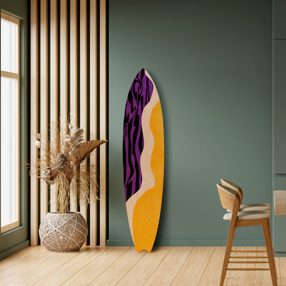 INDEPENDENT BORDER Painel Decorativo Prancha de Surf