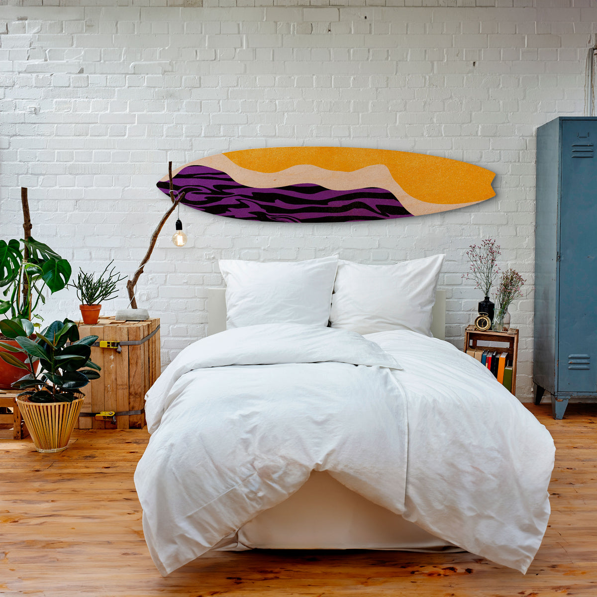 INDEPENDENT BORDER Painel Decorativo Prancha de Surf