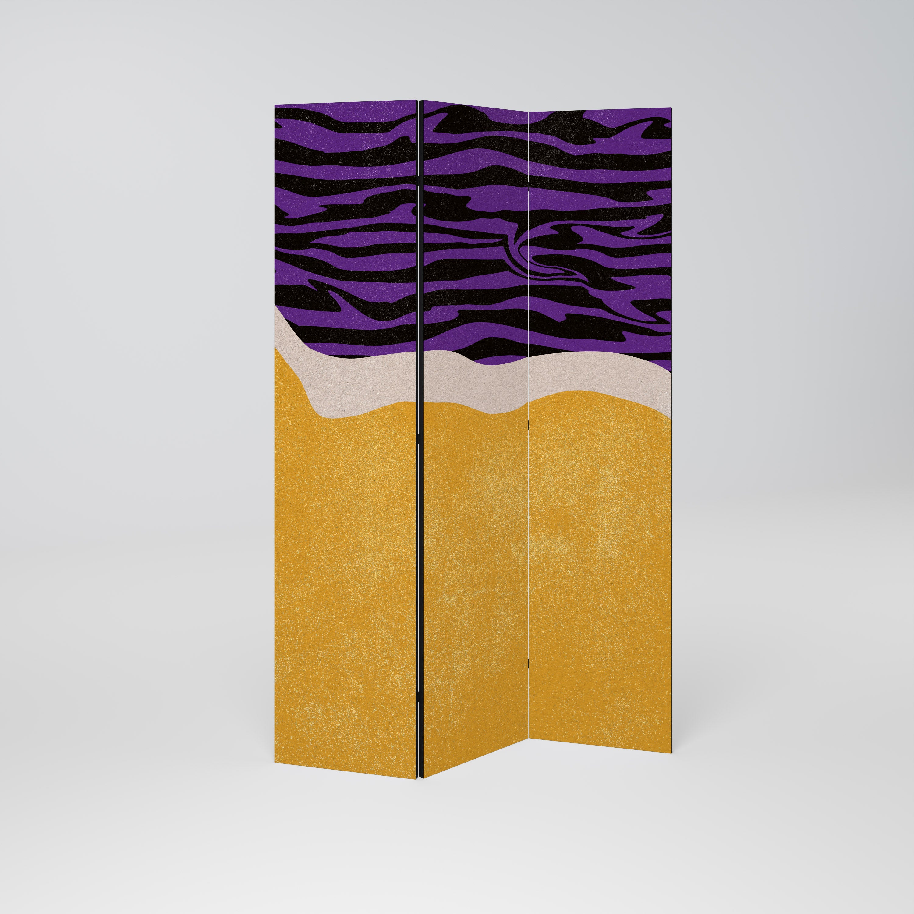 INDEPENDENT BORDER Biombo de 3 Painéis