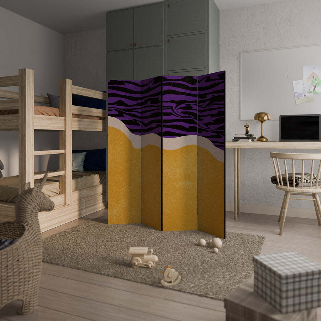 INDEPENDENT BORDER Biombo Decorativo de 4 Painéis