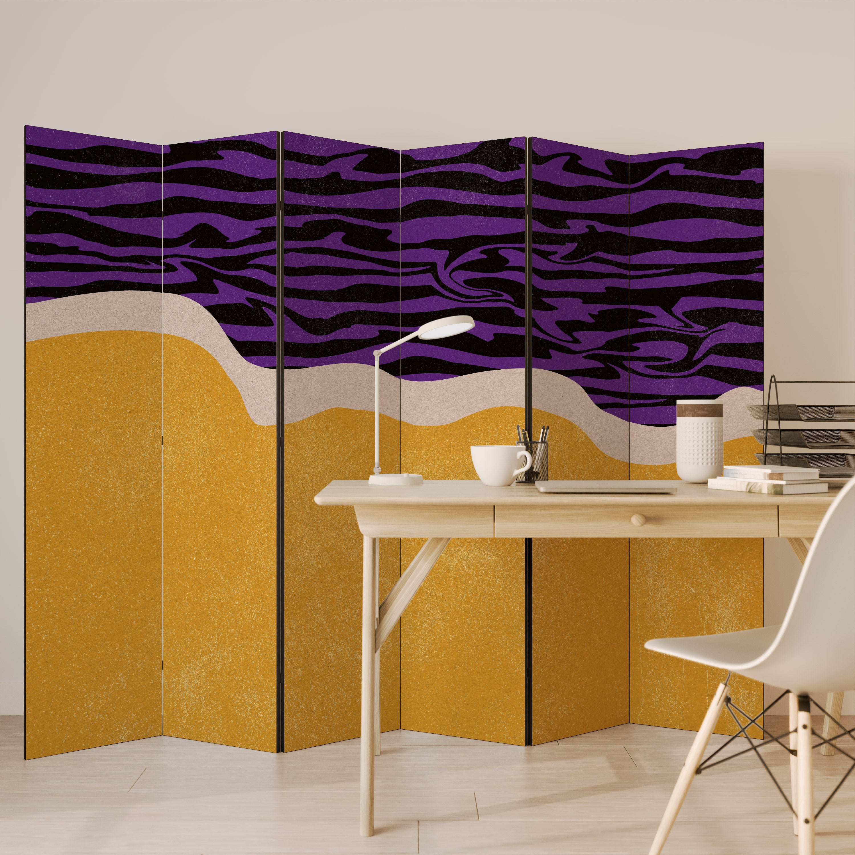 INDEPENDENT BORDER 6-Panel Room Divider