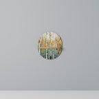 BIRCH KALEIDOSCOPE Prateleira Oval Decorativa em Efeito Carvalho