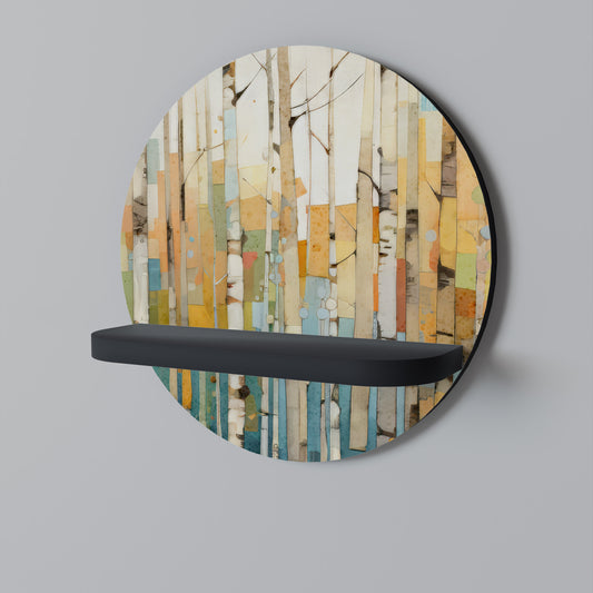 BIRCH KALEIDOSCOPE Art Shelf