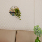 BIRCH KALEIDOSCOPE Prateleira Redonda Decorativa em Acabamento Preto