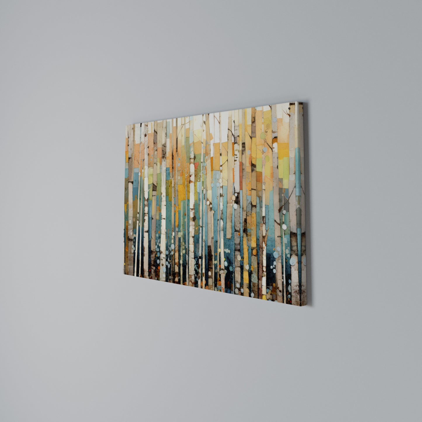 BIRCH KALEIDOSCOPE Horizontal Canvas Print