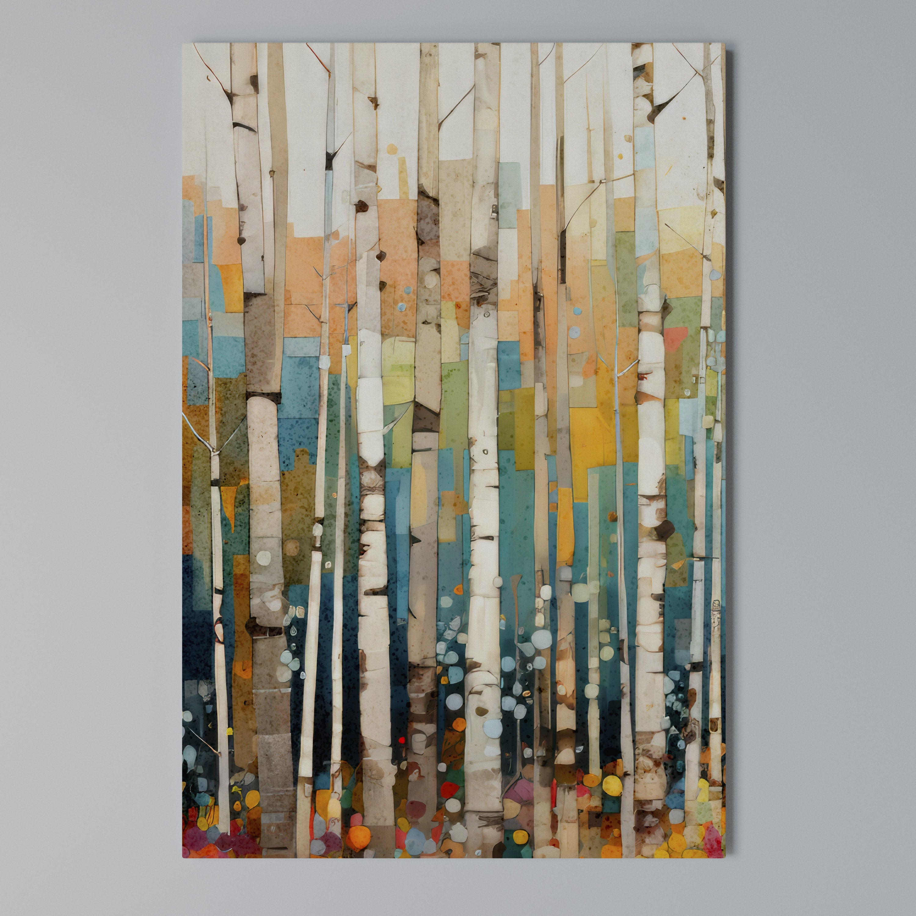 BIRCH KALEIDOSCOPE Quadro em tela vertical