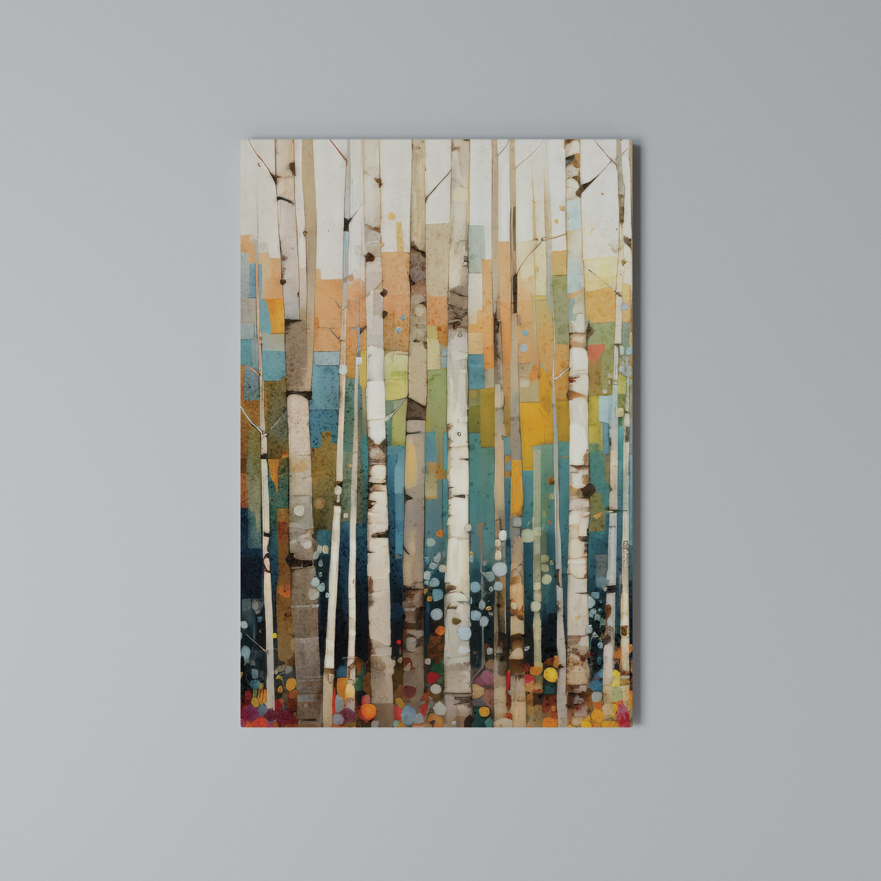 BIRCH KALEIDOSCOPE Quadro em tela vertical