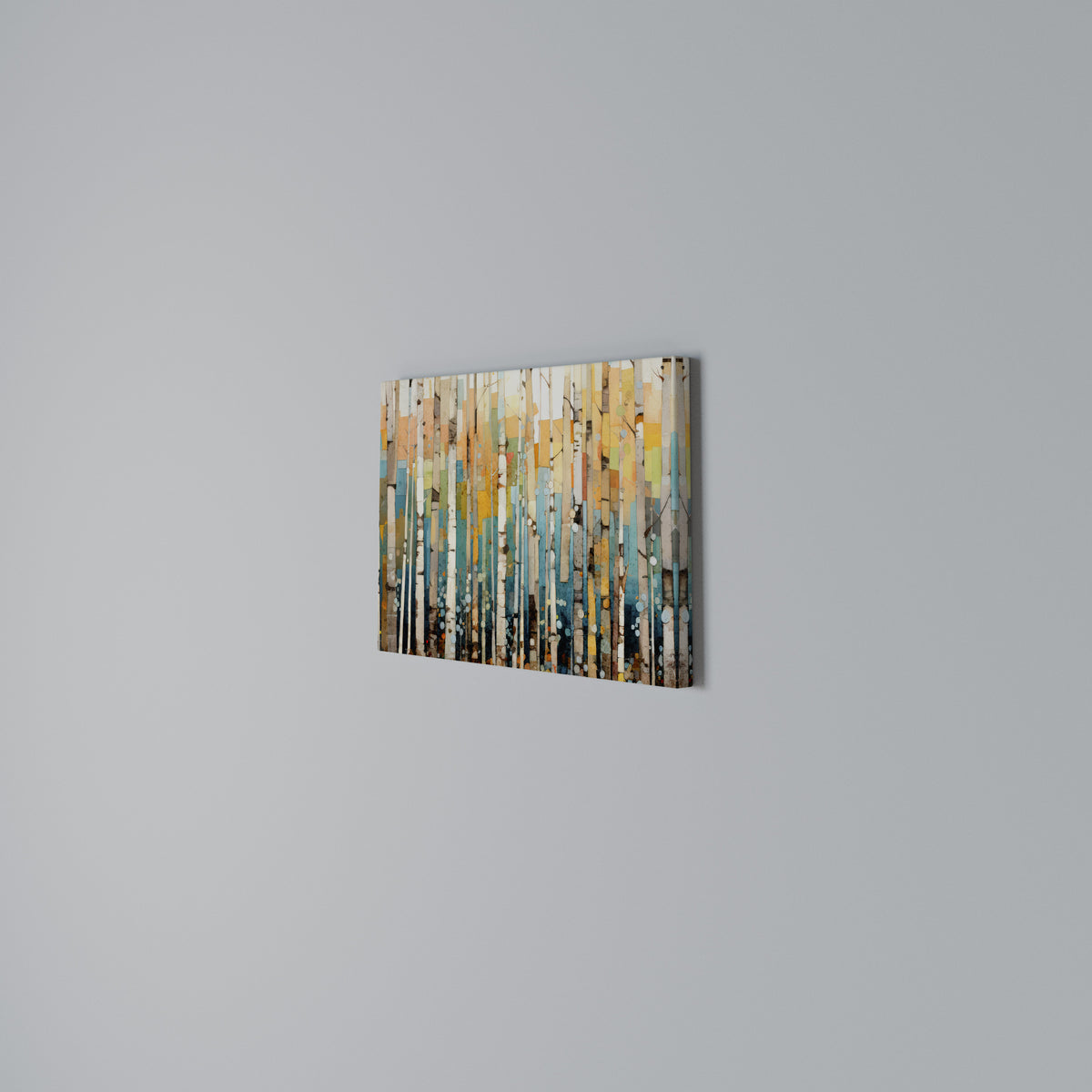 BIRCH KALEIDOSCOPE Horizontal Canvas Print