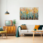 BIRCH KALEIDOSCOPE Peel and Stick Horizontal Poster