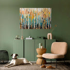 BIRCH KALEIDOSCOPE Peel and Stick Horizontal Poster