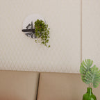 MONOCHROME NEXUS Prateleira Redonda Decorativa em Acabamento Preto