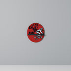 ENJOY THE RIDE Prateleira Oval Decorativa em Acabamento Preto