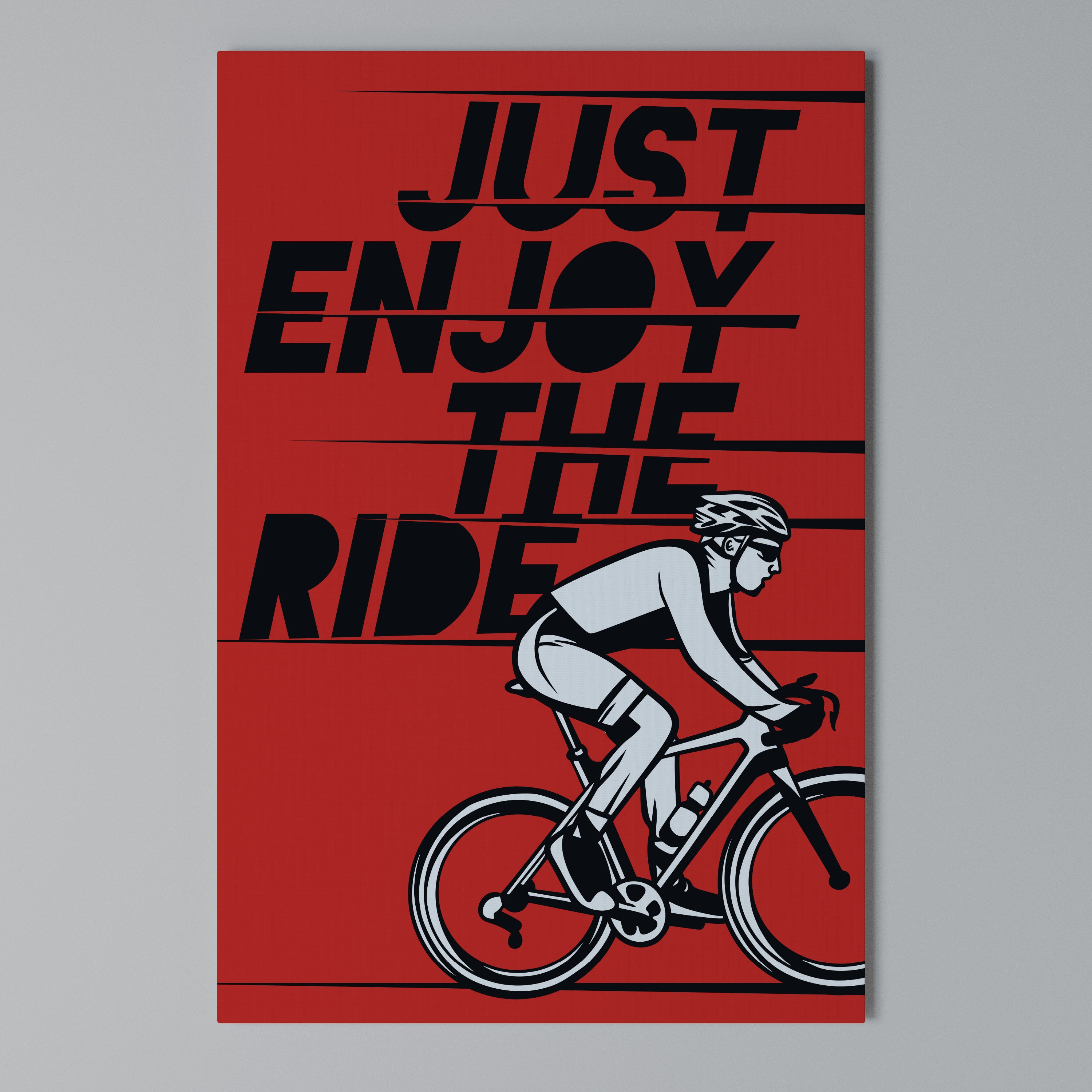 ENJOY THE RIDE Quadro em tela vertical