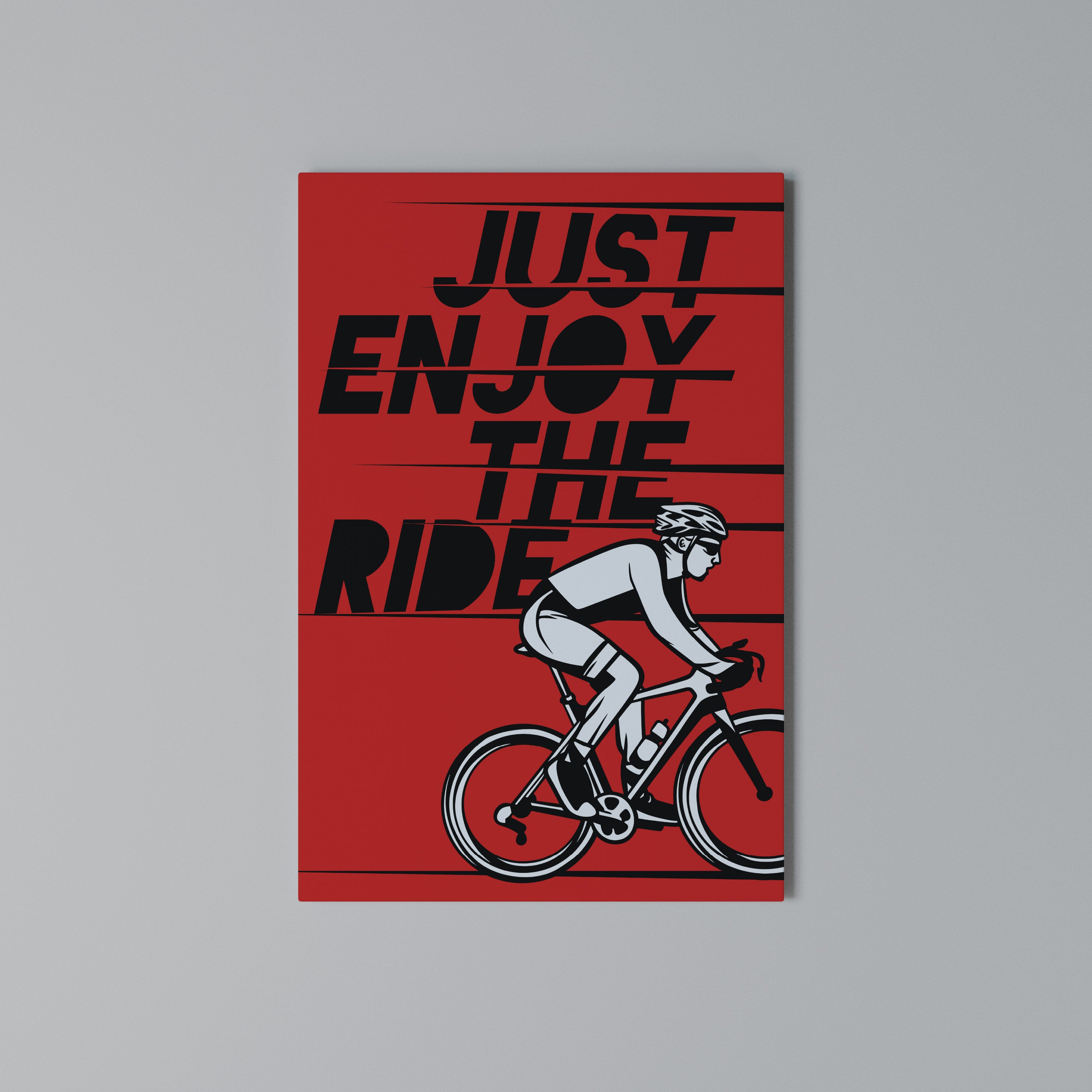 ENJOY THE RIDE Quadro em tela vertical