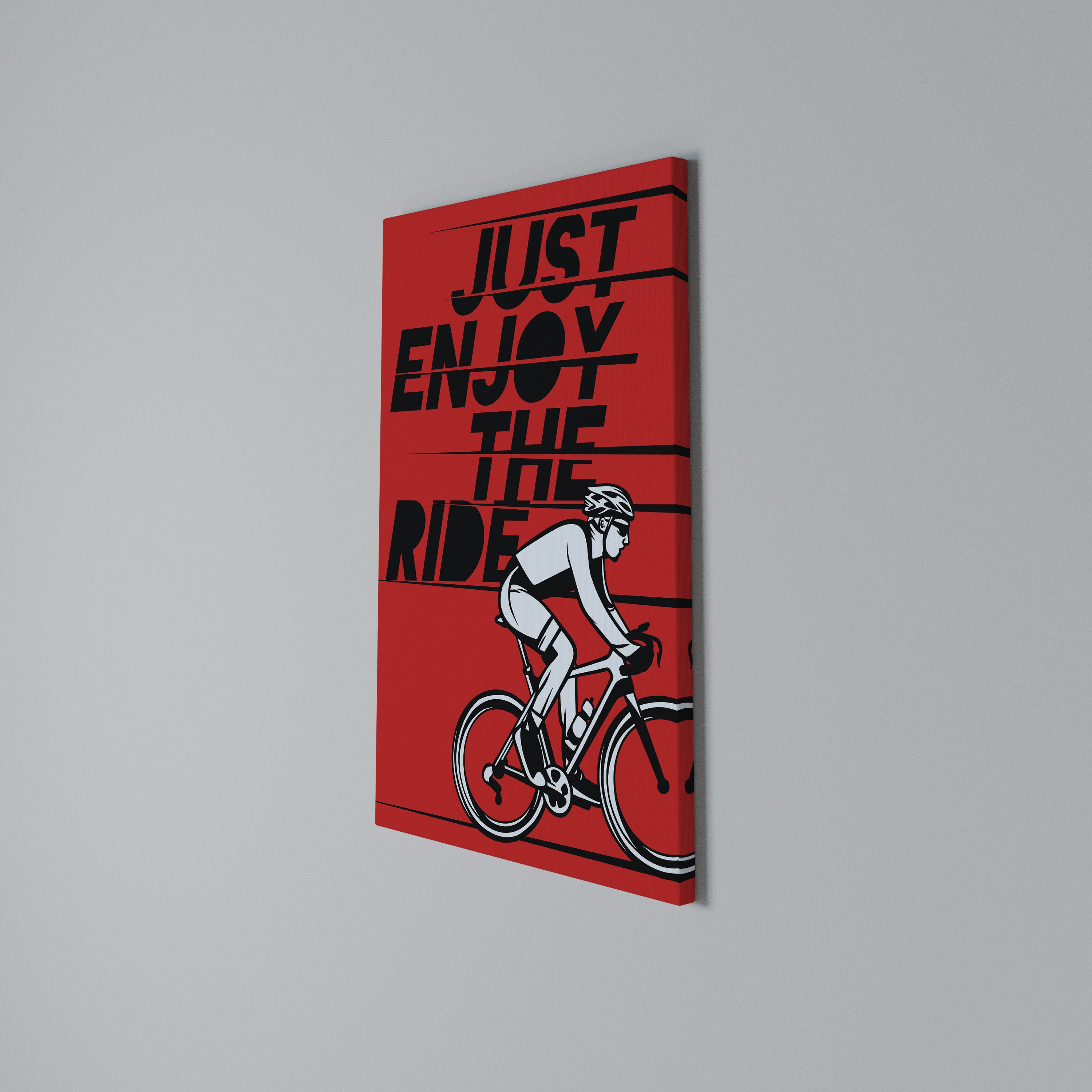 ENJOY THE RIDE Quadro em tela vertical