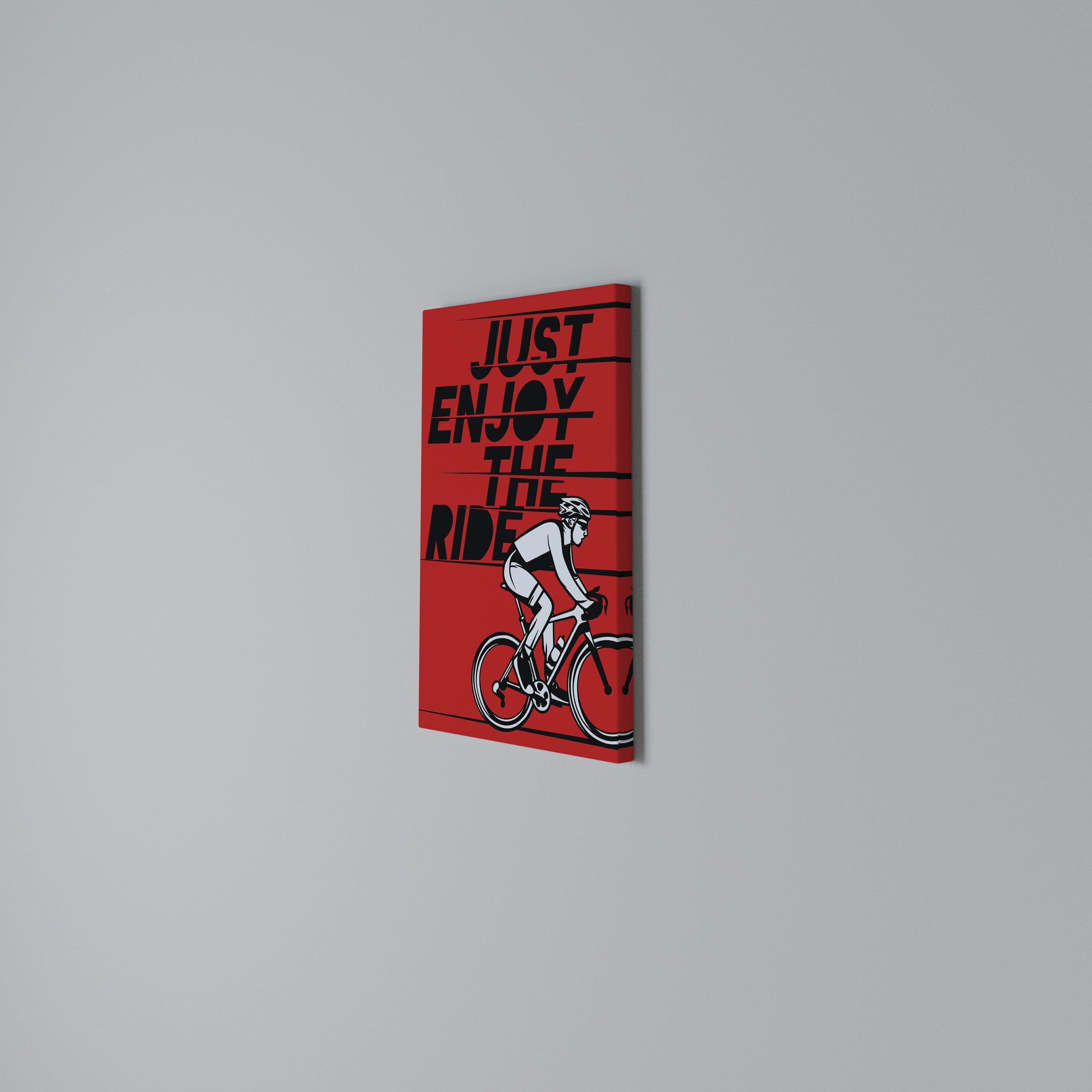 ENJOY THE RIDE Quadro em tela vertical