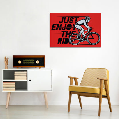 ENJOY THE RIDE Horizontal Canvas Print