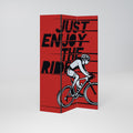 ENJOY THE RIDE Decorative 3-Panel Room Divider