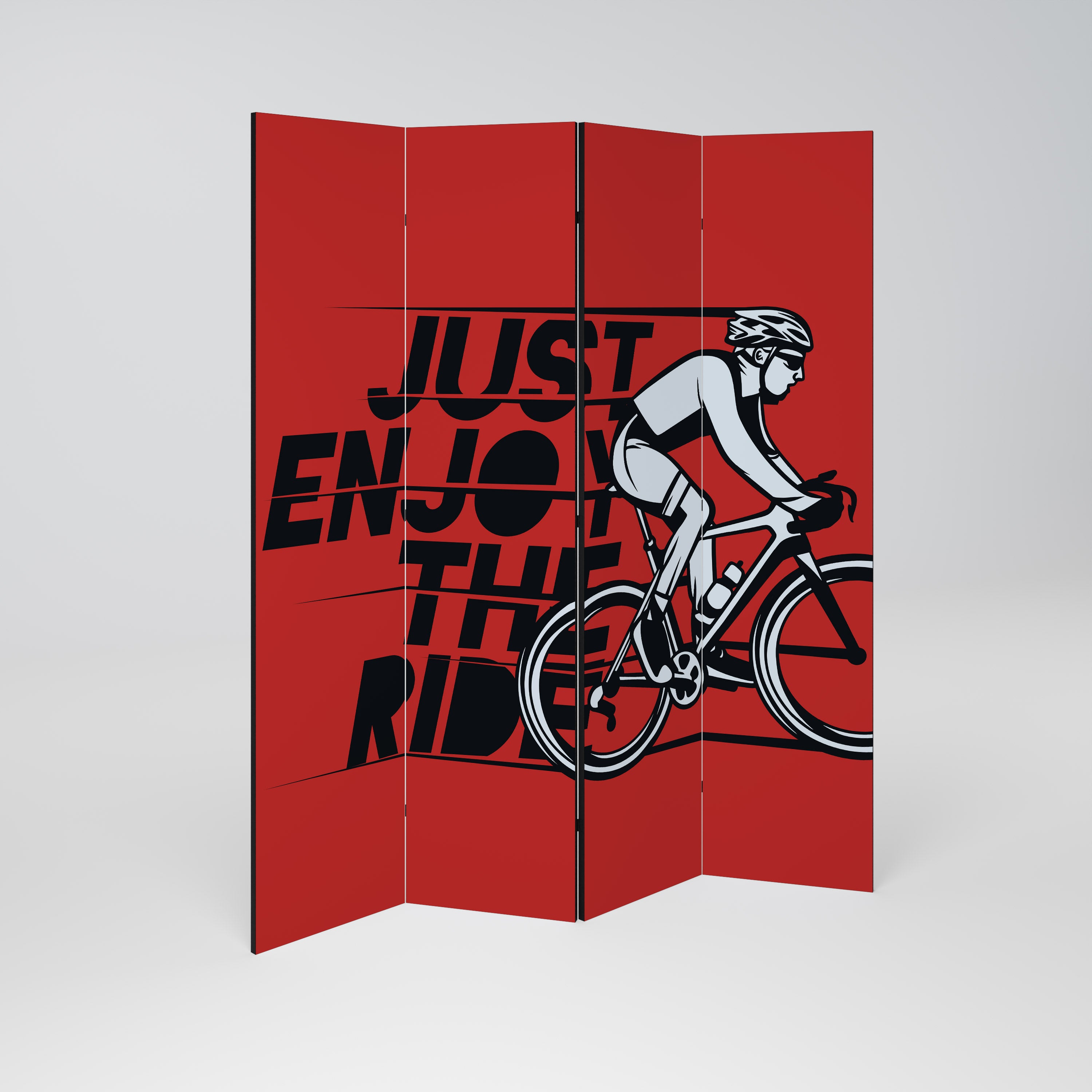 ENJOY THE RIDE Biombo de 4 Painéis