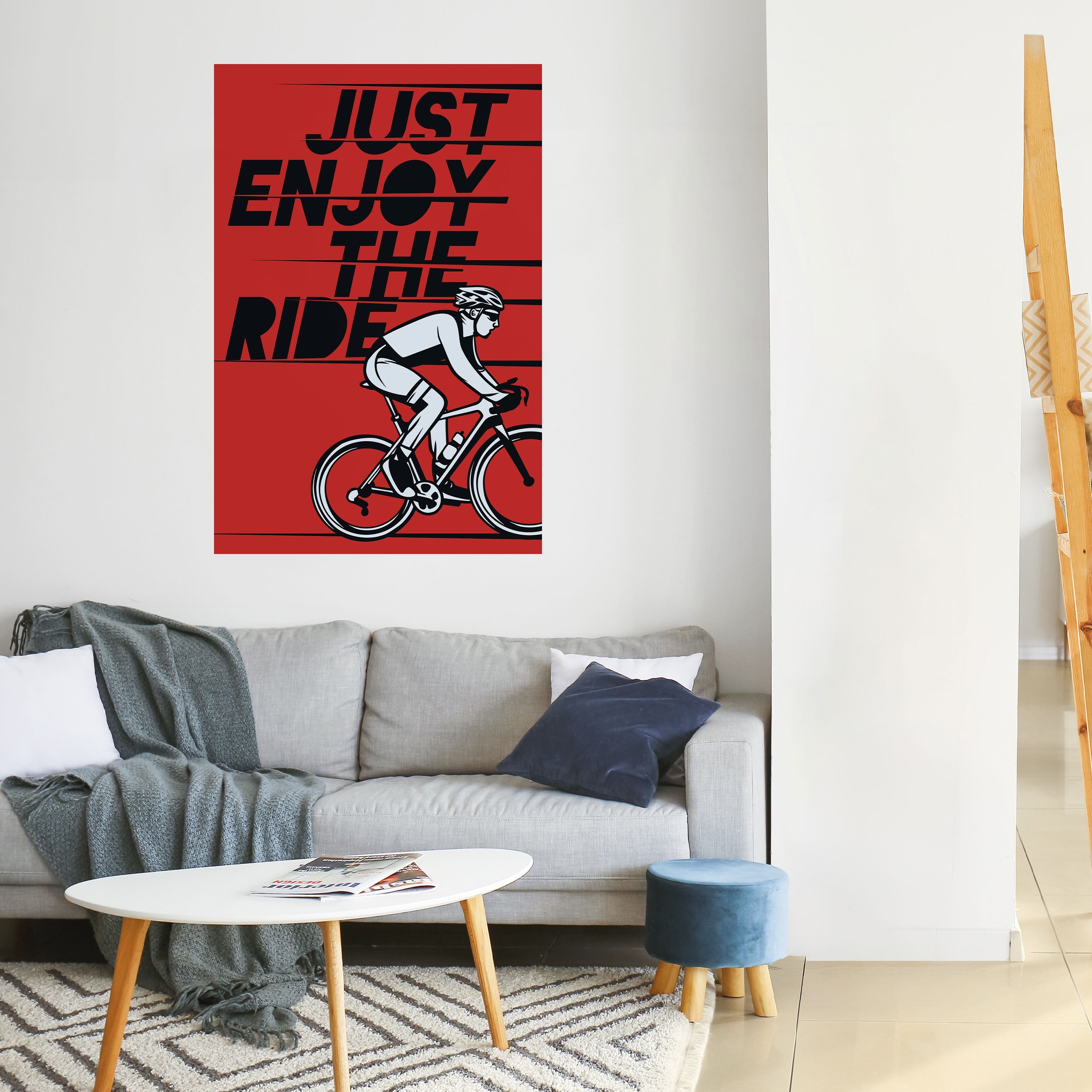 ENJOY THE RIDE Poster Vertical Autocolante