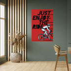 ENJOY THE RIDE Poster Vertical Autocolante