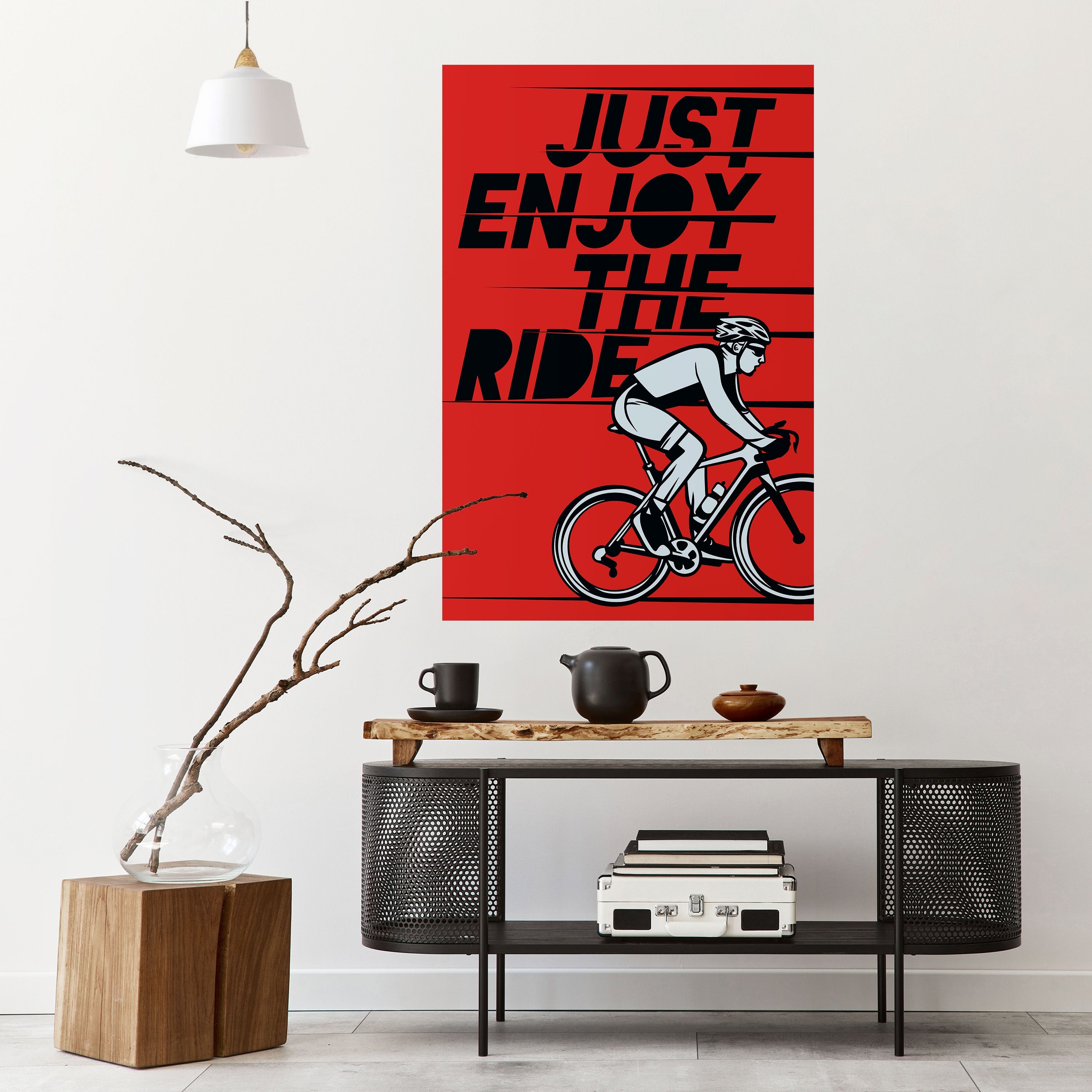 ENJOY THE RIDE Poster Vertical Autocolante