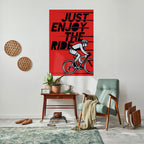 ENJOY THE RIDE Poster Vertical Autocolante