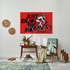 ENJOY THE RIDE Poster Horizontal Autocolante
