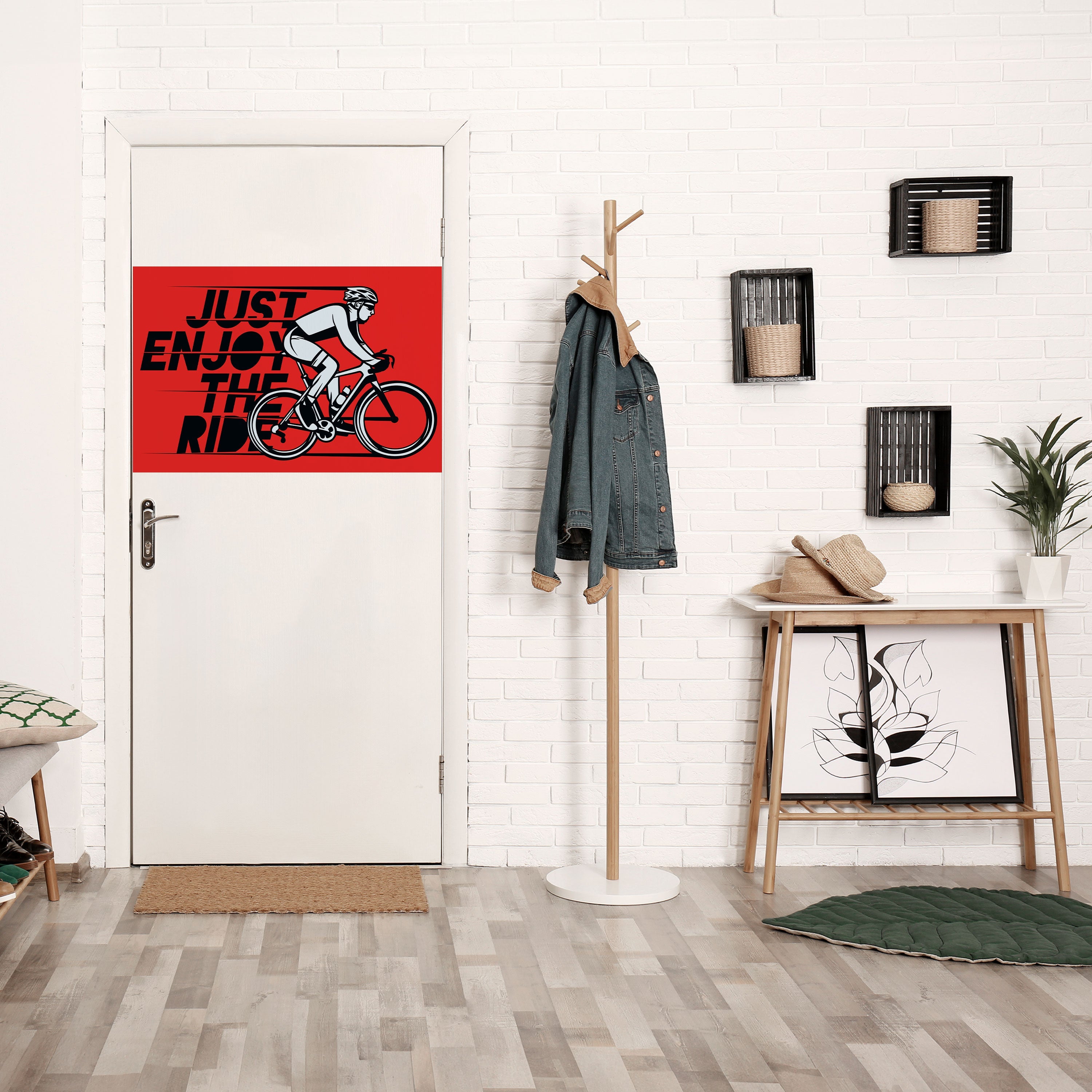 ENJOY THE RIDE Poster Horizontal Autocolante