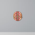 INDIAN FOLK Prateleira Oval Decorativa em Efeito Carvalho