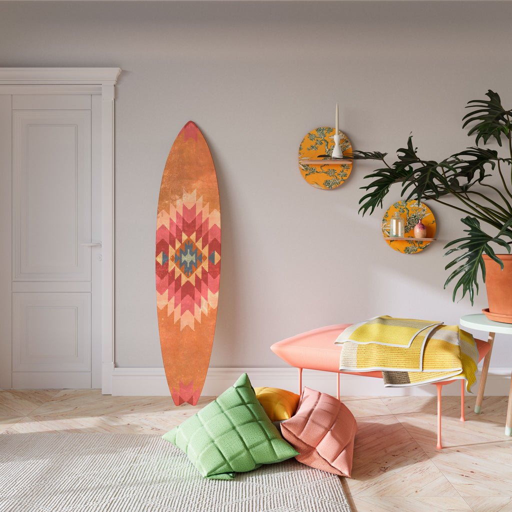 INDIAN FOLK Painel Decorativo Prancha de Surf