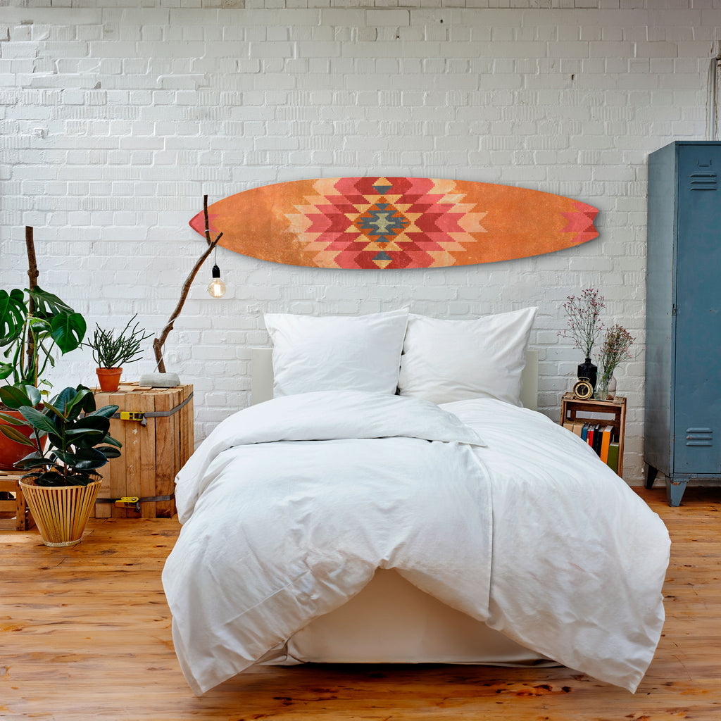 INDIAN FOLK Painel Decorativo Prancha de Surf