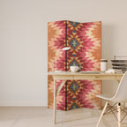 INDIAN FOLK Biombo Decorativo de 3 Painéis