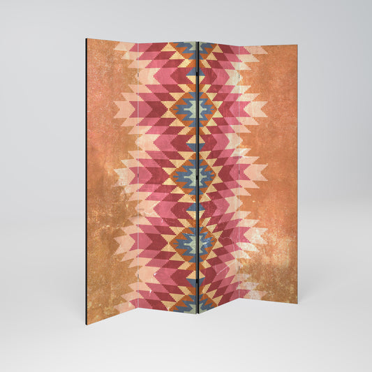 INDIAN FOLK 4-Panel Room Divider