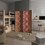 INDIAN FOLK Biombo Decorativo de 4 Painéis